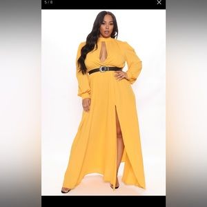 Maxi dress fashion nova dress size 1x never worn